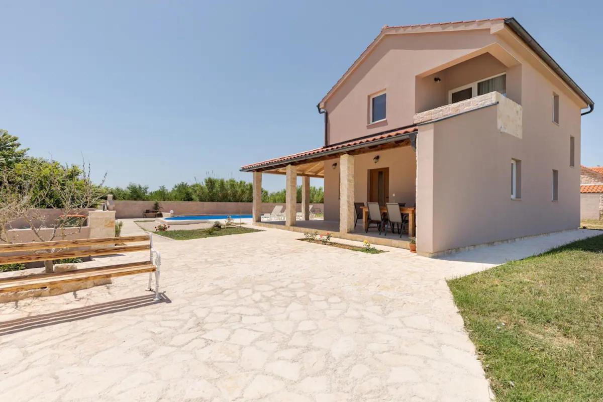 Casa Di Marko-New Modern Rustic House With Pool And Spacious Garden! Privlaka  Exterior photo