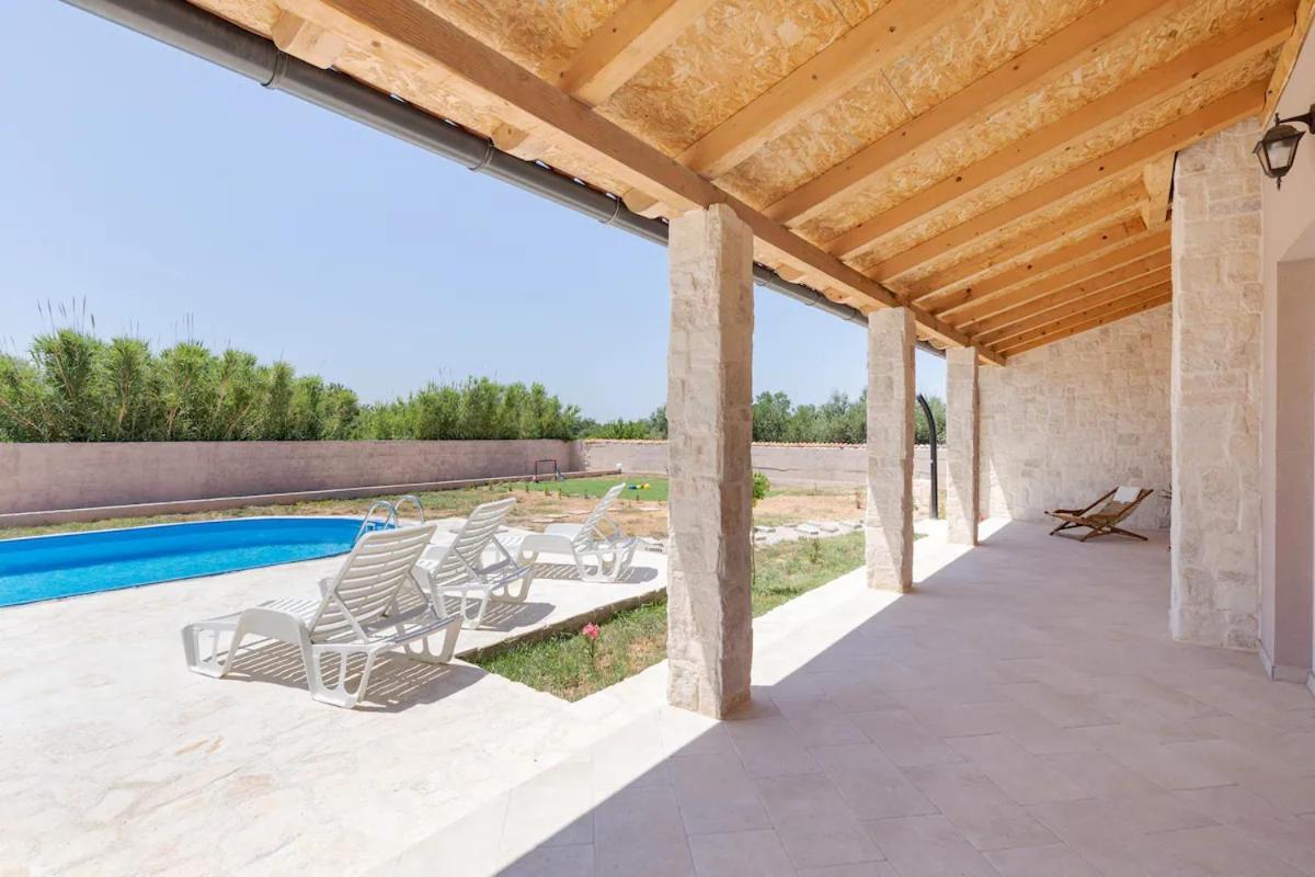 Casa Di Marko-New Modern Rustic House With Pool And Spacious Garden! Privlaka  Exterior photo